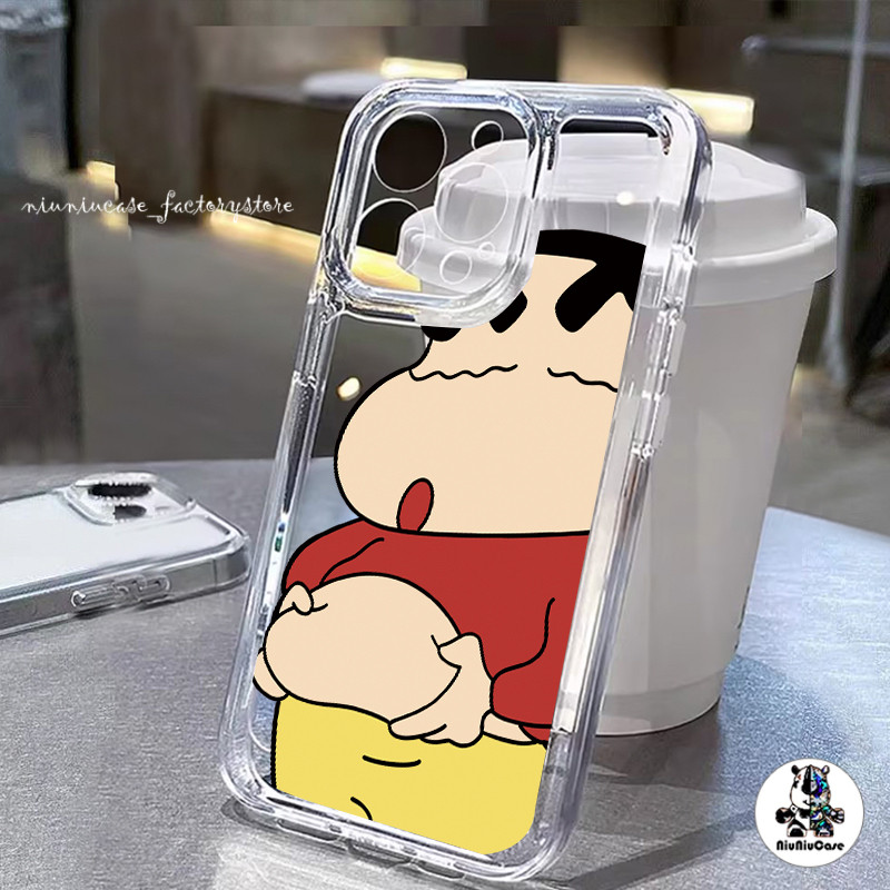❤️จัดส่งทันที❤️เคสไอโฟน 15/14/13/12/11 เคสไอโฟน11 Cute cartoon Crayon Shinchan Case For iPhone 11,12,13,14,12PM,13PM,15P