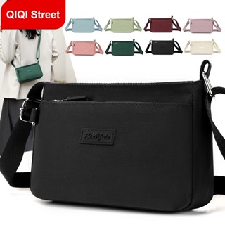 กระเป๋าสะพายข้างครอสบอดี้ ใหม่คลาสสิกหลายชั้นทําจากผ้าไนลอนอ…