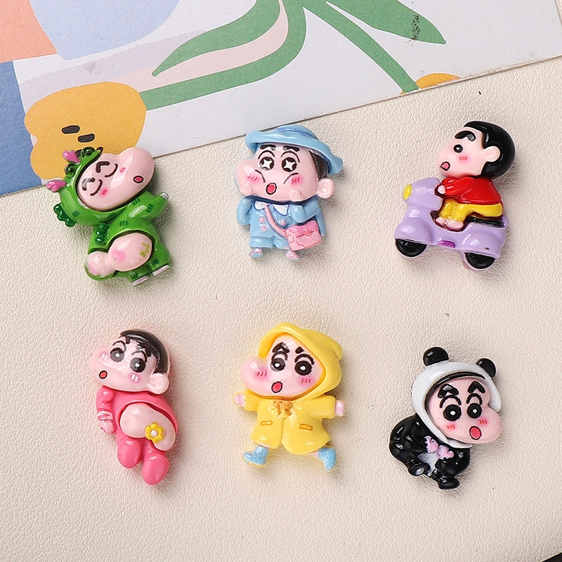 อุปกรณ์เสริมเรซิน DIY การ์ตูนอุปกรณ์เสริมก้นครีม Xiaoxin กิ๊บติดผมทำด้วยมือเคสโทรศัพท์หัวเข็มขัดรองเท้าชุดอุปกรณ์เสริม