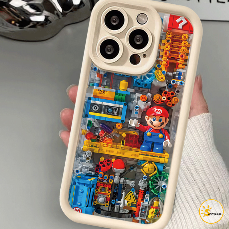 เคสนิ่ม Cool Mario เข้ากันได้กับ Samsung A15 A14 A05 A05s A54 A32 A12 A23 A03s A24 A50 A25 M12 A03 A02s A13 A21s A51 A04
