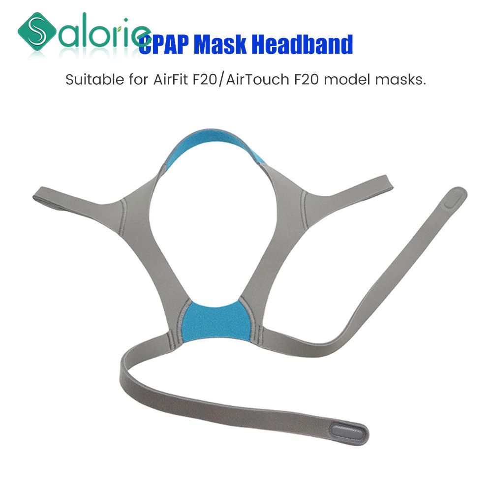 Salorie แถบคาดศีรษะสําหรับ Resmed Airfit หน้ากากจมูกหน้ากาก Unisex CPAP ปรับเปลี่ยนแถบคาดศีรษะสําหรับ Sleep Apnea F20 Universal อุปกรณ์เสริม