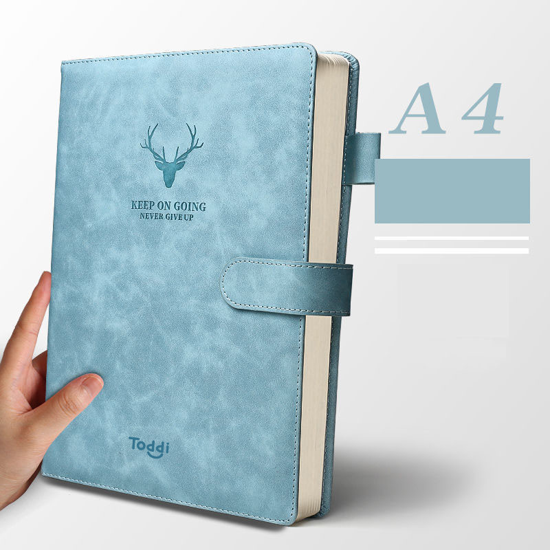 GS22 Toddi Diary Notebook Leather Cover Magnetic Buckle A4 Tl4 Or-i
