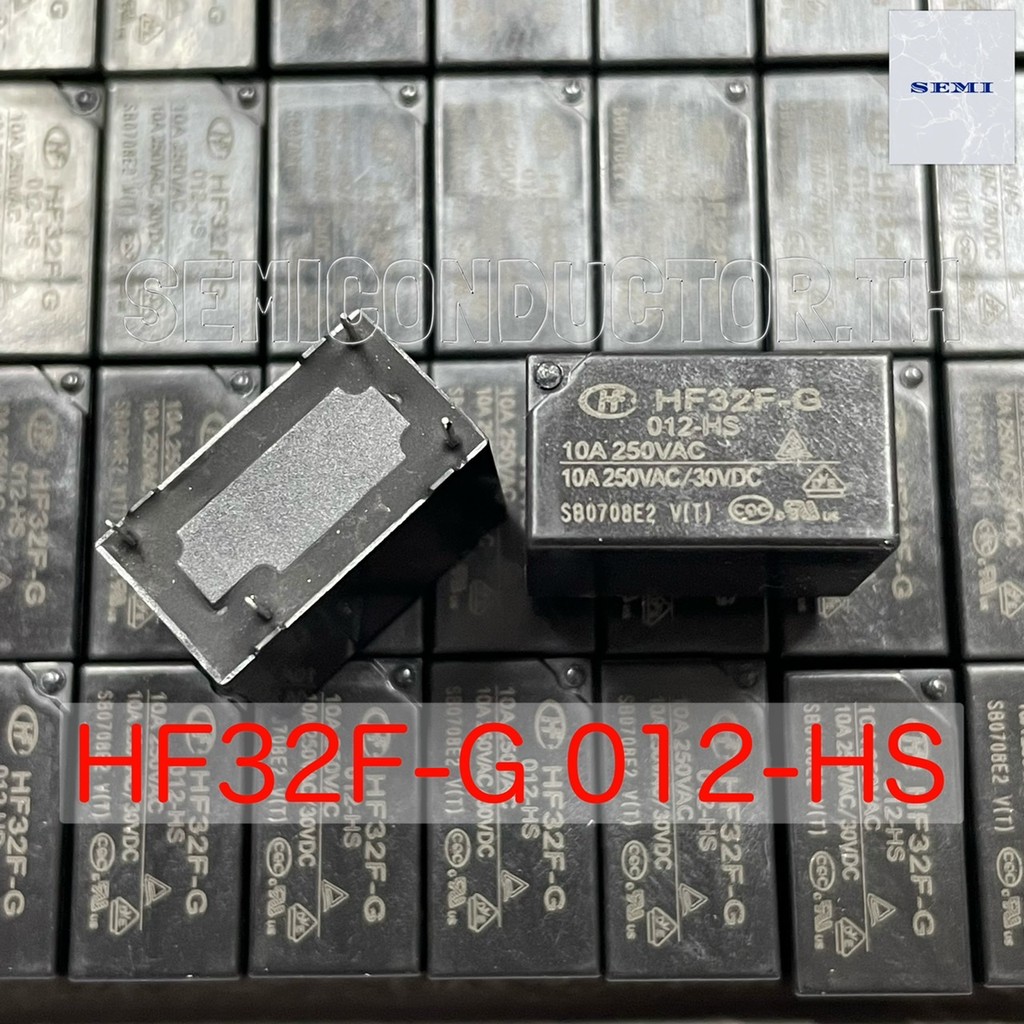 Relay HF32F-G 012-HS 12V / 024-HS 24V รีเลย์ 4ขา 10A