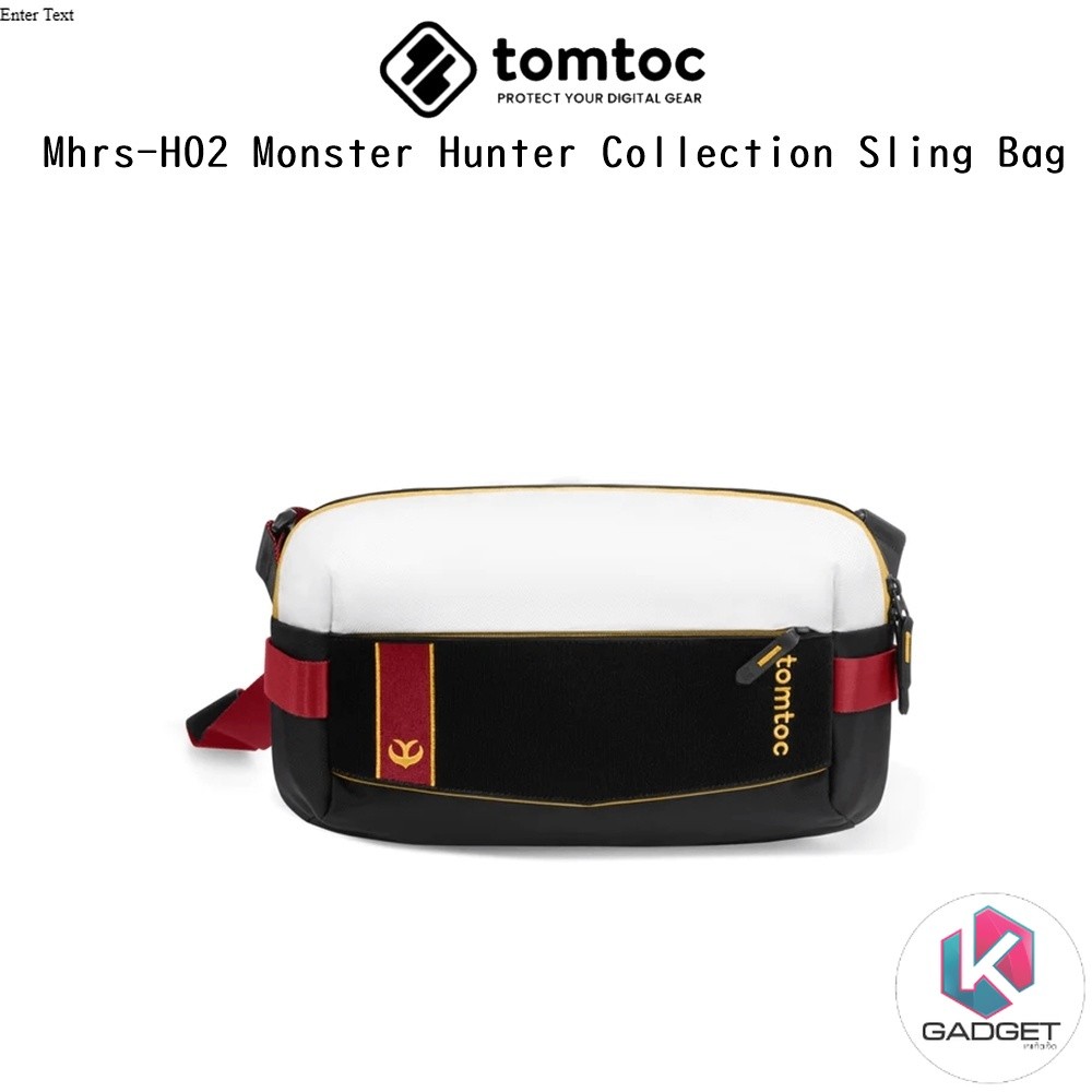 Tomtoc Mhrs-H02 Monster Hunter Collection Sling Bag กระเป๋าสำหรับใส่อุปกรณ์เสริมเกรดพรีเมี่ยม สำหรับ