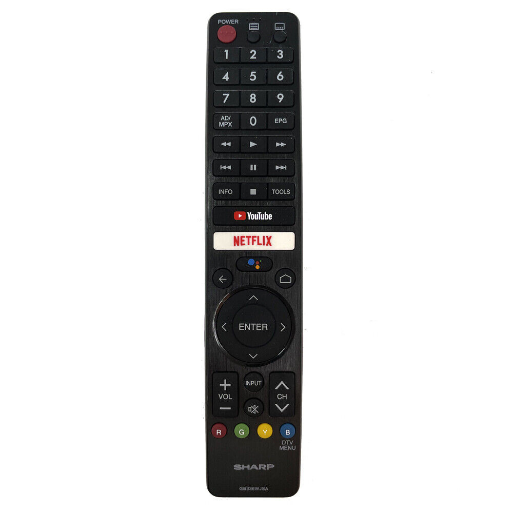 ใหม่ GB336WJSA สําหรับรีโมทคอนโทรลทีวีพร้อม Netflix Youtube GB346WJSA