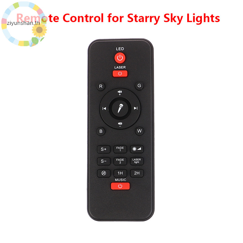 Ziyunshan LED Star Projector Night Light Galaxy Starry Night Lamp รีโมทคอนโทรลโปรเจคเตอร์ th