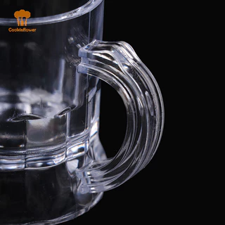 CKFR 1PC 2oz ถ้วยเบียร์ขนาดเล็กจับพลาสติก Whisky สําหรับ Party แก้ว Barware ห้องครัวรับประทานอาหารบาร์บ้านสวนตกแต่งใหม่
