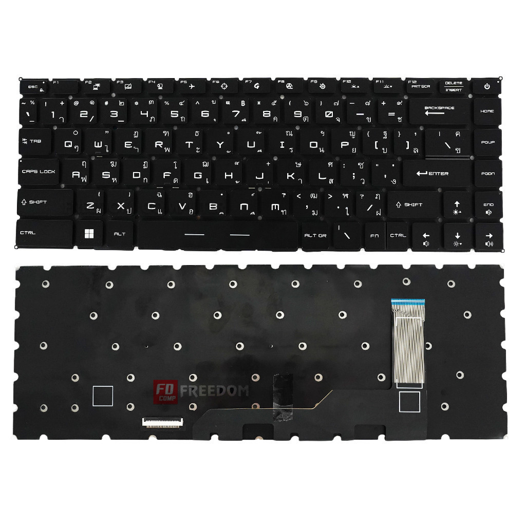 คีย์บอร์ด MSI GS66 STEALTH GP66 GE66 GE66 RAIDER 10SF-015TH KEYBOARD