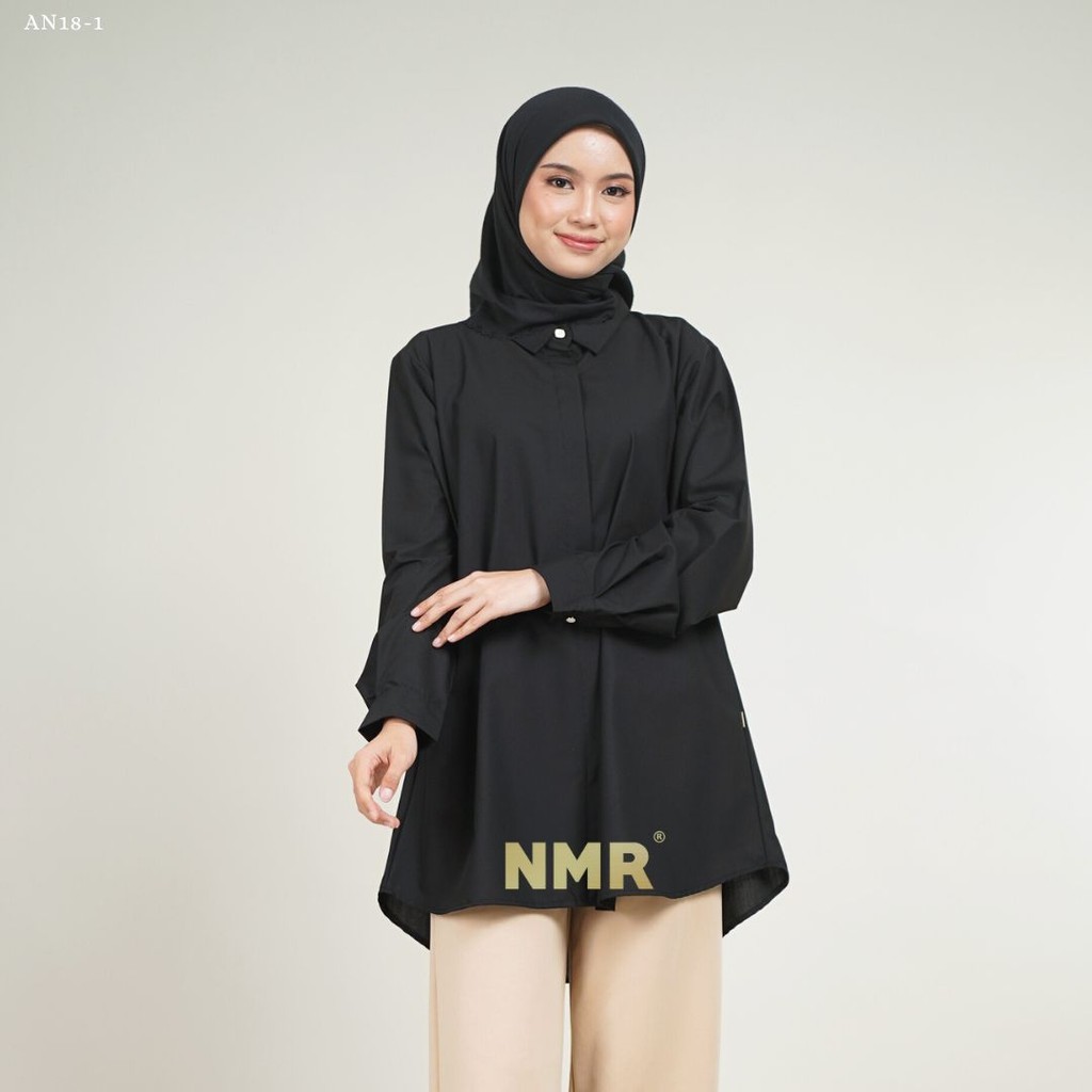 เสื้อเชิ้ต KEMEJA NMR Poly Farucio AN18 (คอปกเสื้อ)