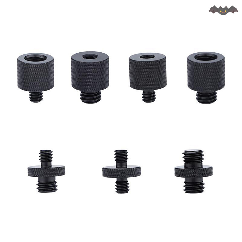 [PE] 3/8" ถึง 1/4 "ชายหญิงเกลียวสกรูเมาท์อะแดปเตอร์ขาตั้งกล้องแผ่นสกรูเมา TH