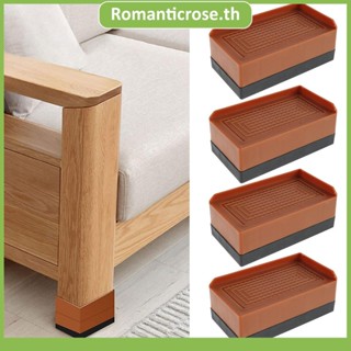 4 แพ็คเตียงเฟอร์นิเจอร์ Risers Heavy Duty ปรับโต๊ะยกขา Exten…