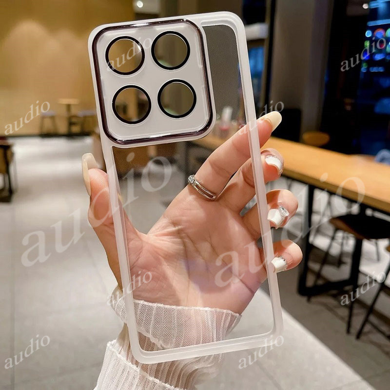 Xiaomi 14t Pro 5Gเคสโทรศัพท์สําหรับXiaomi 14t Pro 14Tpro 5Gกล้องเลนส์ป้องกันฟิล์มโปร่งใสซิลิโคนนุ่มส