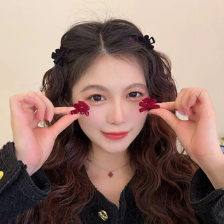 Sweet Wine Red Red กิ๊บติดผมสวัสดีปีใหม่ เครื่องประดับแฟชั่น