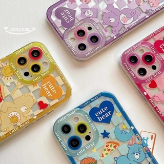 VIVO Y20 Y21 Y17s Y21s Y16 Y22 Y15s Y12i Y12 Y15 Y91 Y27 Y11 Y36 Y02 Y17 Y20s การ์ตูนหมีน่ารัก ลูกอมหมีน่ารัก แฟนซี เคส