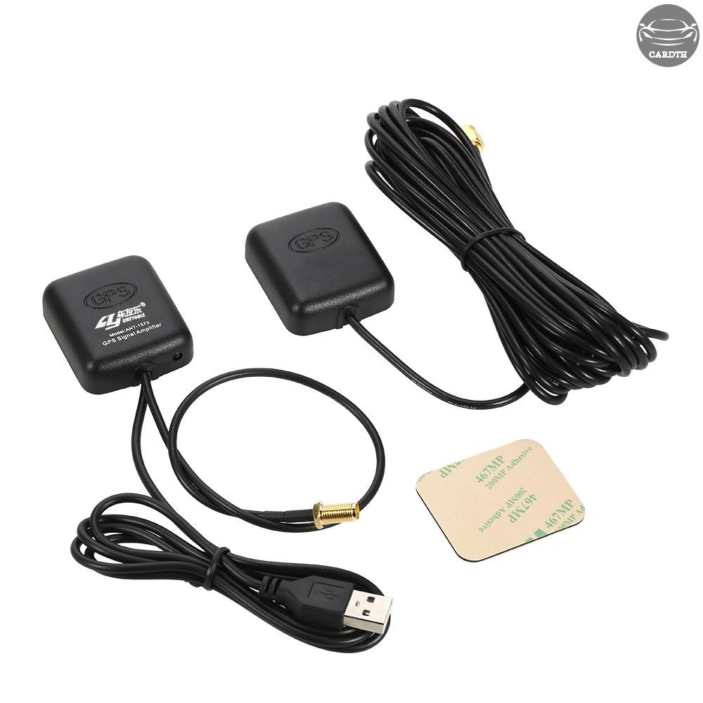 รถ GPS สัญญาณเสาอากาศเครื่องขยายเสียง Booster สําหรับตัวรับสัญญาณ GPS ในรถยนต์ Transmiter Navigation
