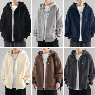 MNO.9 Hoodie A01 เสื้อฮู้ดชาย กันหนาว สีพื้น แขนยาว  โอเวอร์ไซซ์ ฮู้ด Clothing ผู้ชาย Man