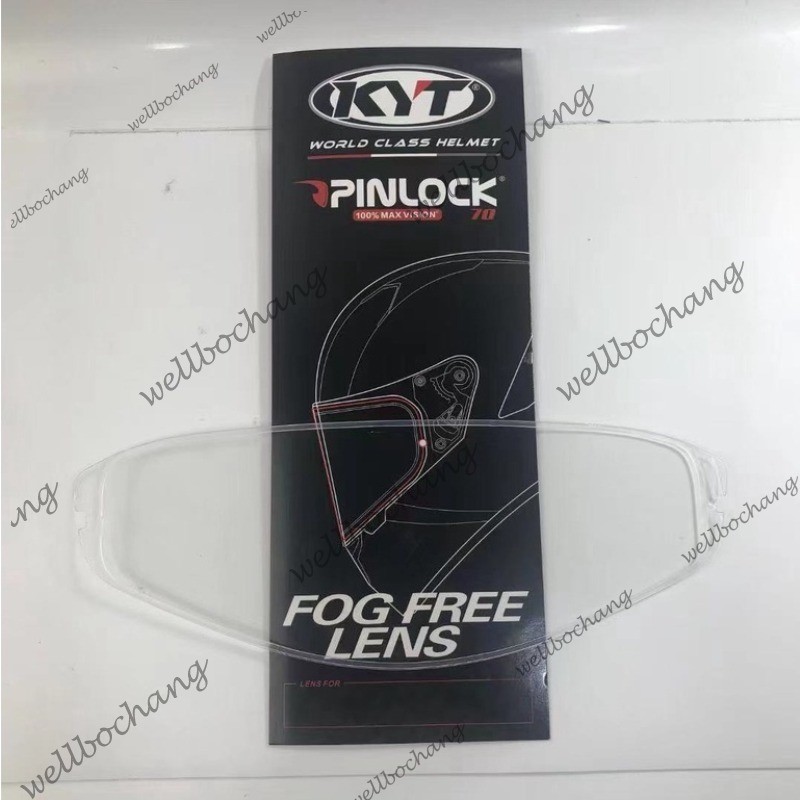 KYT NFR/NXR/GP TT Course สติ๊กเกอร์กันฝ้า PIN LOCK สําหรับเลนส์หมวกกันน็อค KYT NFR