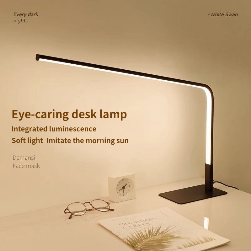 🧡🧡LED โคมไฟตั้งโต๊ะแบบเต็มสเปกตรัม การเขียนบนพื้น ที่ทำงานของนักเรียน อ่านไฟพิเศษ ห้องนั่งเล่นสำหรับเด็ก รักษาตาด้วย