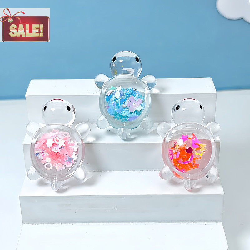 Bl 1PC เต่าเรืองแสงสวนปลา Miniatures เครื่องประดับ Mini Luminous Glitter เต่าตกแต่งบ้านภูมิทัศน์หัตถกรรม A