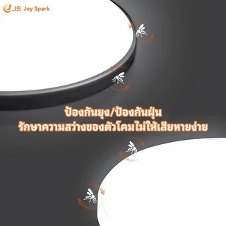 【Joy Spark】โคมไฟเพดาน LED ขนาด 24W/36/48W รุ่น ทรงกลม สำเร็จรูปพร้อมหลอด แสงสีขาว