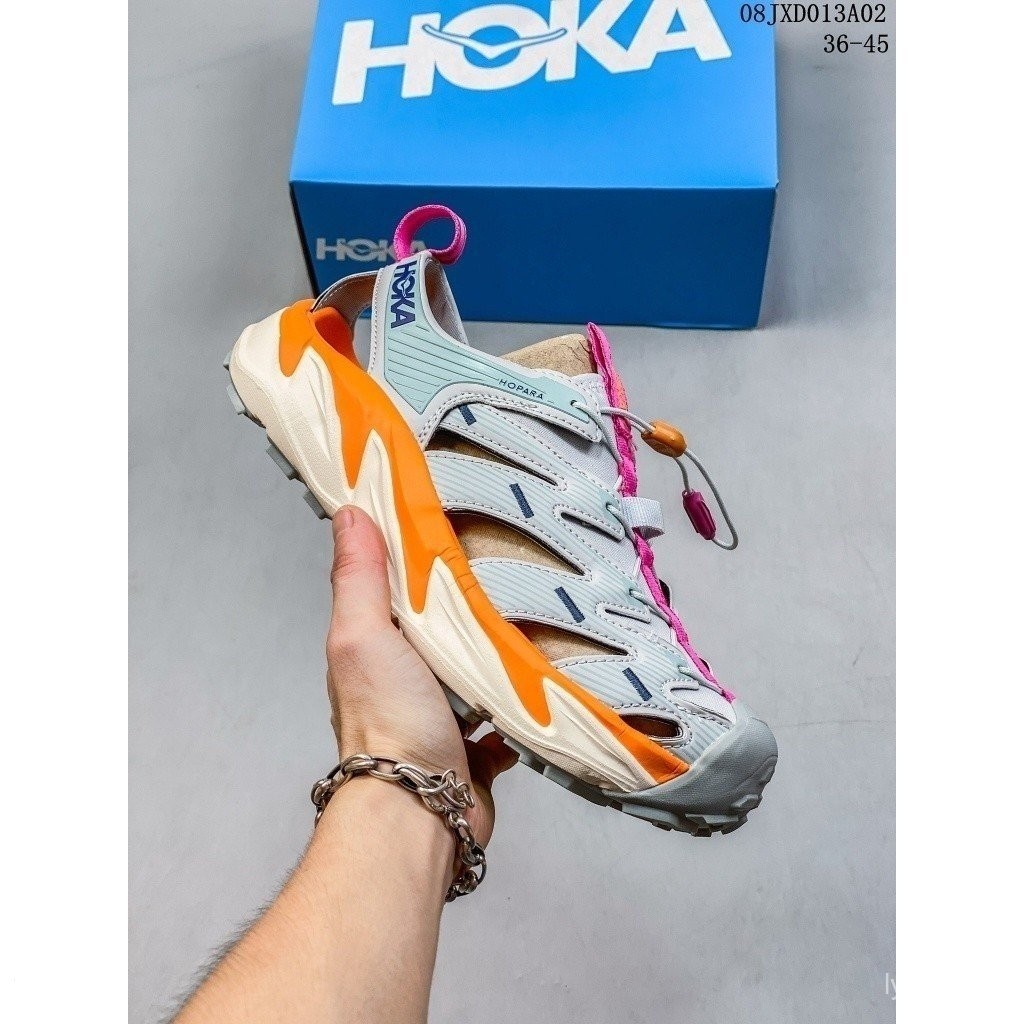 3สี Hoka ONE hopara waterway รองเท้าแตะมือสอง Double Creek wading รองเท้าแตะตั้งแคมป์กลางแจ้ง XG5M