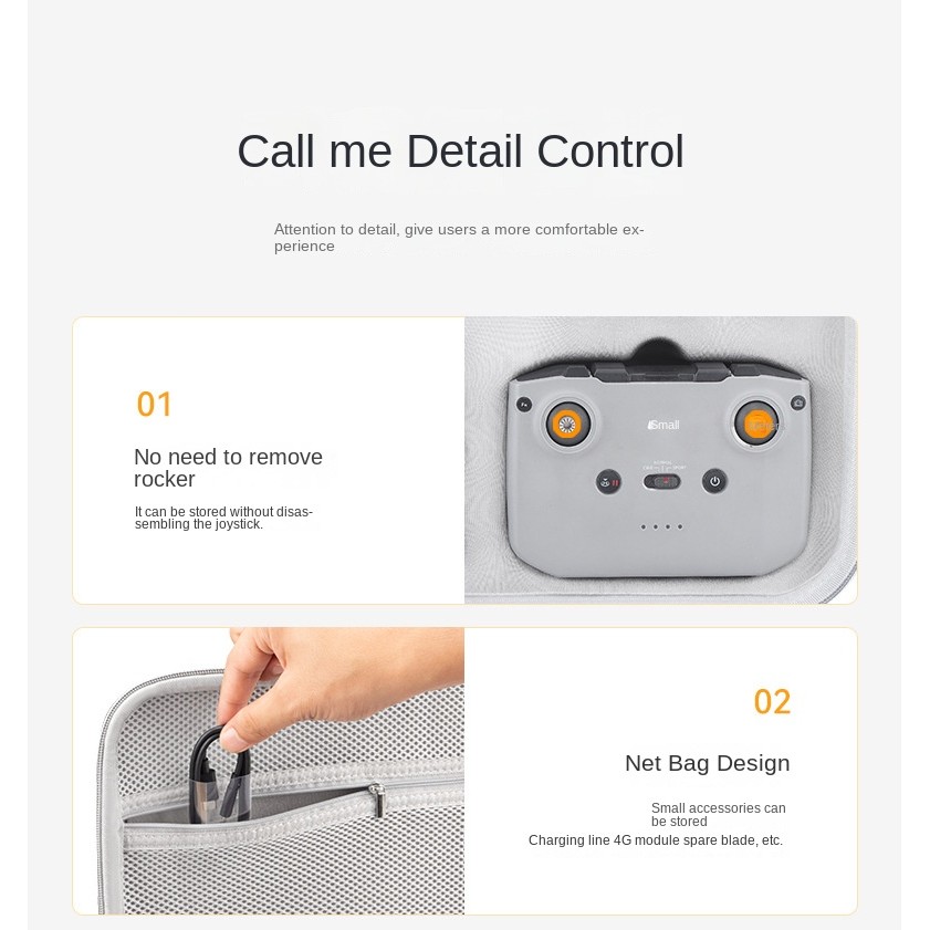 เหมาะสําหรับกระเป๋าเก็บโดรน DJI NEO, ชุดกล่องอุปกรณ์เสริมกล้องการบินแบบใช้มือถือ, กระเป๋าพกพา PU กันน้ํา