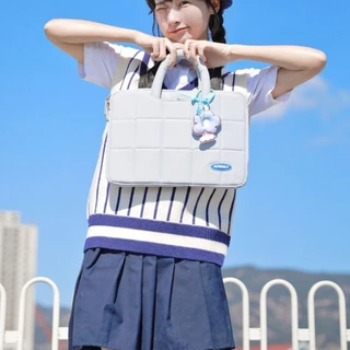กระเป๋าคอมพิวเตอร์ ดิโว กระเป๋าแล็ปท็อปน่ารักสบายกันน้ํากันกระแทกพร้อมจี้กระเป๋า พีซี แบบพกพา