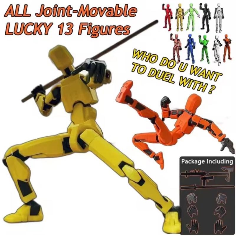 （จัดส่งจากกรุงเทพ）13-Joint Movable Dummy Lucky Doll BuildingDIY