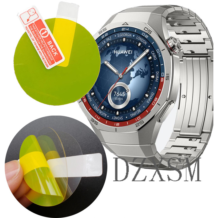 Huawei Watch GT 5 Pro สมาร์ทวอท์ชป้องกันฟิล์มสําหรับ Huawei Watch GT5 Pro 46 มม.42 มม.นาฬิกาสมาร์ทกันน้ํานาฬิกาไม่แก้ว TPU หน้าจอไฮดรอลิกป้องกันฟิล์ม