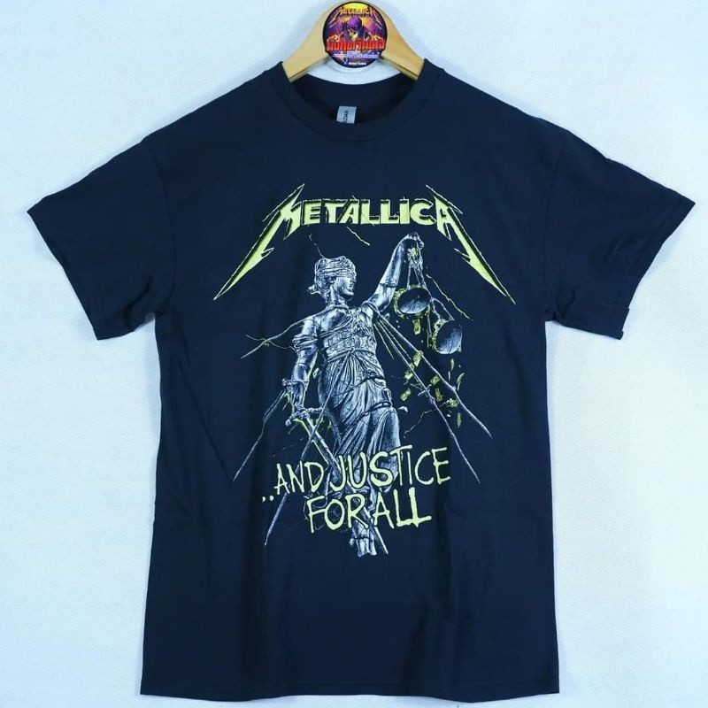 เสื้อวง Metallica And justice for all tracks มือ 1 ลิขสิทธิ์แท้Size S-5XL