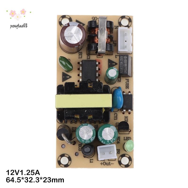Pengatao03 AC-DC 5V3A 9V1.7A 12V1.3A 15V1A Switching Power Supply โมดูลวงจรเปลือย 220V ถึง 5/9/12/15V สําหรับเปลี่ยน/ซ่อมใหม่