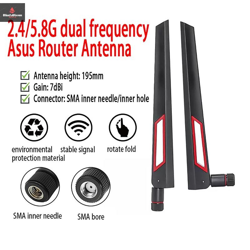 Cod 2.4g 5.8g Dual Band Wifi Antena เราเตอร์ไร้สาย 2.4GHz 5GHz 5.8Ghz เสาอากาศ IOT 10dBi SMA ชายเชื่อมต่อใหม่