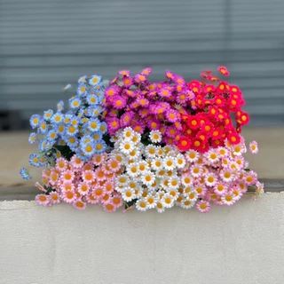 ดอกไม้ประดิษฐ์ ดอกเดซี่ คาโมมาย ช่อ7ก้าน DIY สำหรับตกแต่งบ้าน