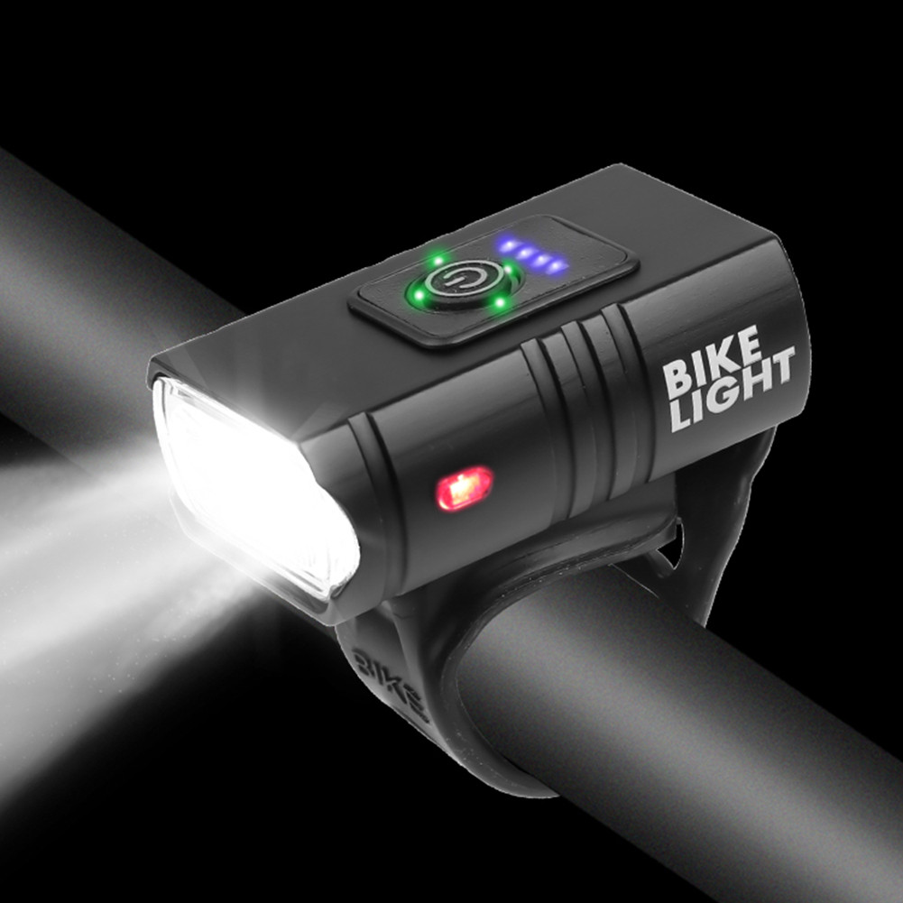 จัดส่งในกรุงเทพฯ ไฟ LED จักรยาน 10W 800LM 6 โหมด USB ชาร์จ MTB โคมไฟด้านหน้า