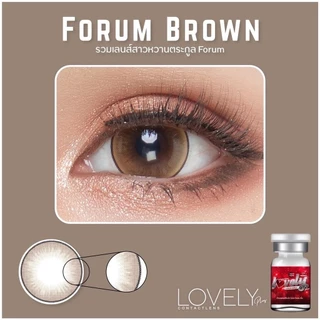 คอนแทคเลนส์[บิ๊กอาย] Forum Brown / Gray (Lovelylens) ☁️ มี อย.ไทย