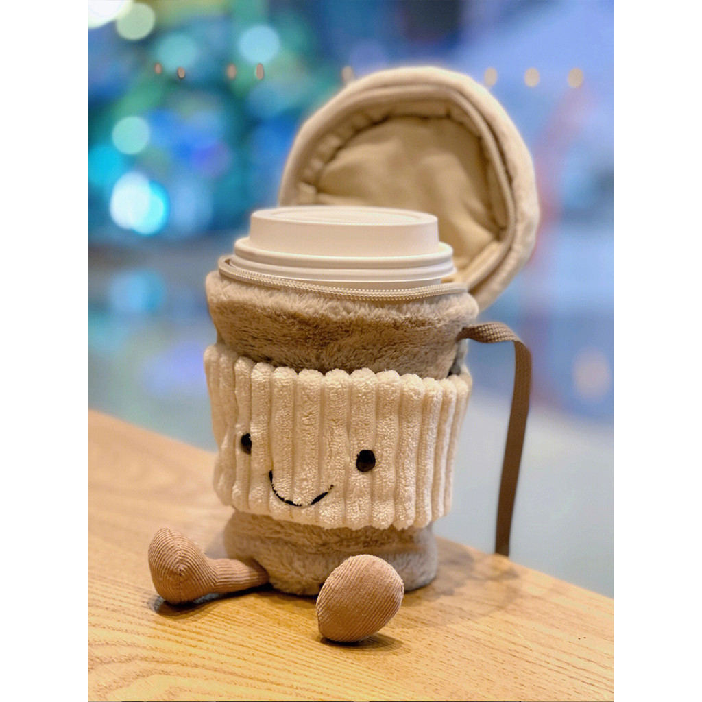 Portable cartoon water cup milk tea bag