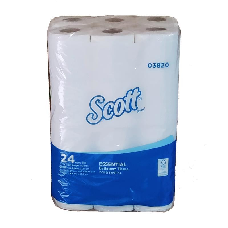 Scott กระดาษชำระม้วน (แพ็ค 24 ม้วน) สก๊อตต์