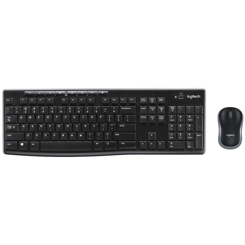 Logitech ชุดคีย์บอร์ดและเมาส์ไร้สาย MK270R