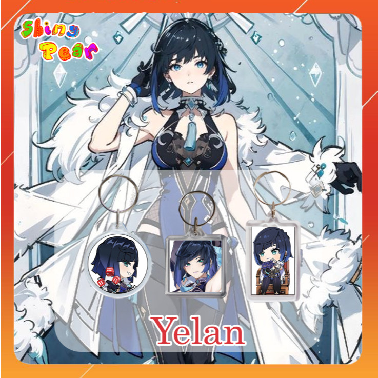 [Genshin Impact] - พวงกุญแจ | พวงกุญแจเกม Yelan Genshin Impact เป็นของขวัญหรือตกแต่ง| ร้านรับพิมพ์ขอ