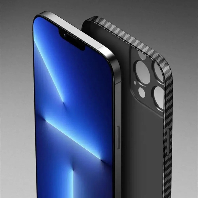 Ultra Thinคาร์บอนไฟเบอร์เคสโทรศัพท์สําหรับiPhone XS Max 8 7 6 6S Plus SE 2020 2022 XR X Anti Scratchโทรศัพท์ปกหลังกันชนสําหรับiPhone 16 15 14 13 12 11 Pro Max Plus Mini ราคา ถูกที่สุด ดีลบีเคเค แกลเลอรีภาพที่ 6