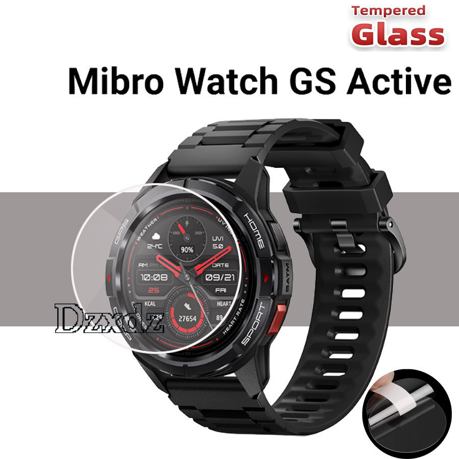 ฟิล์มป้องกันสําหรับ Mibro Watch GS Active Screen Protector Glass Films Smart Watch กระจกนิรภัย