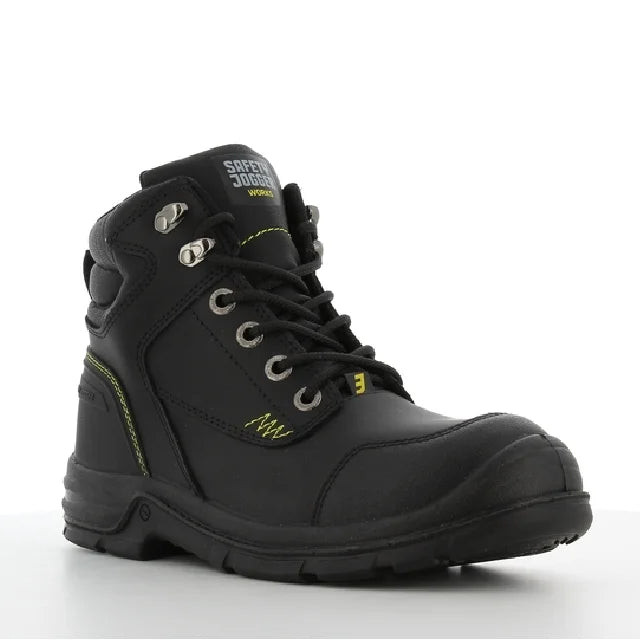 [รับประกัน3เดือน] Safety Jogger รุ่น WORKERPLUS S3 รองเท้าเซฟตี้หุ้มข้อ หัวคอมโพสิท พื้นกันความร้อนสูง