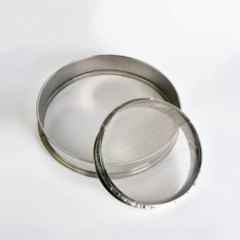 Ceramic glaze sieve 10/20/30cm stainless steel filter sieve 80/100/120 mesh glaze pigment slurry fil