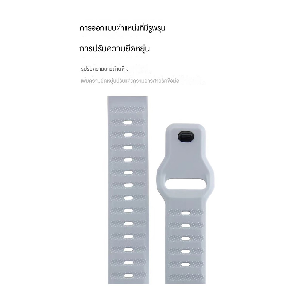 สายนาฬิกาสำหรับMibro Gs Mibro Gs pro watchT1 สายชิลิโคนสปอร์ตสำหรับผู้ชายผู้หญิงขนาด18mm