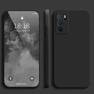 เคส OPPO A16 สีทึบ OPPO A16 เคสซิลิโคนป้องกันการตกสีธรรมดาเรียบง่าย YT