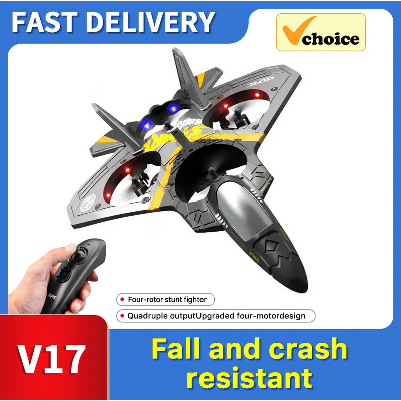 Free delivery V17 Professional RC Aircraft Drone 2.4G Gravity Sensing RC Aircraft Glider Aircraft EP