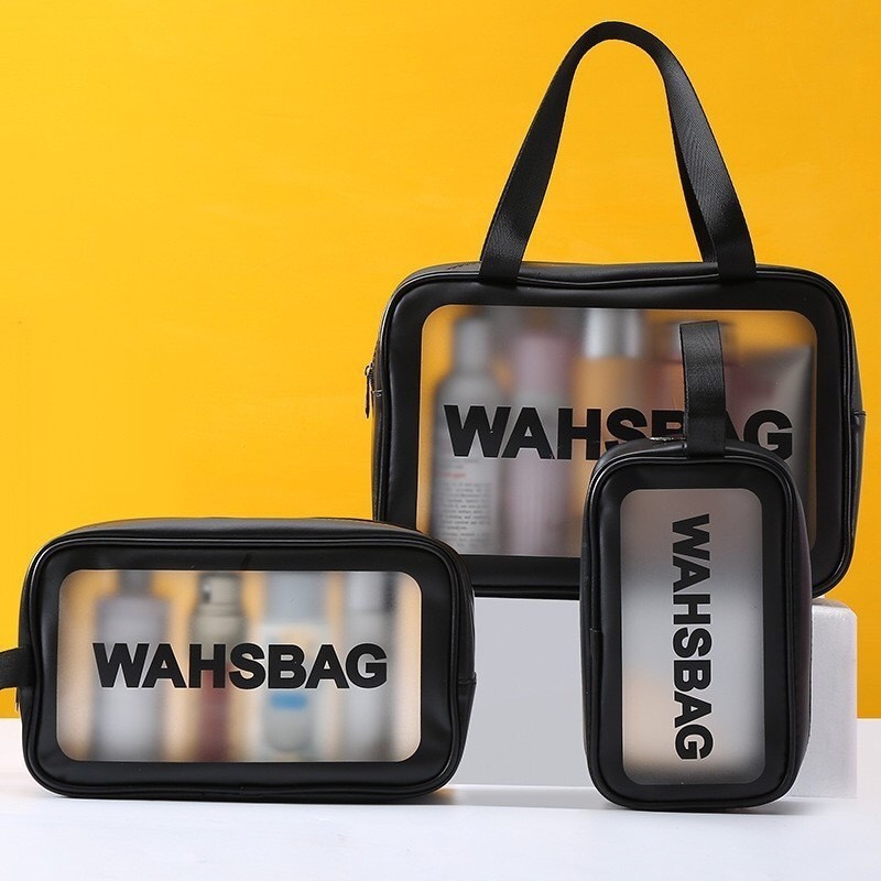 Bestlife กระเป๋าเก็บเครื่องสําอาง กระเป๋า Wash Bag เก็บเครื่องสำอาง กระเป๋าแต่งหน้าแบบใส กันน้ำ กันฝุ่น