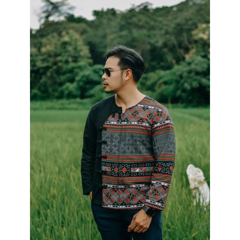 เสื้อผ้าฝ้ายพิมพ์ลาย no.30B ผ้าไหม ผ้าสำลี