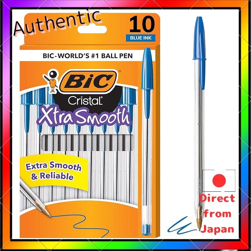 ปากกาลูกลื่นแบบเรียบพิเศษ 10 แพ็ค