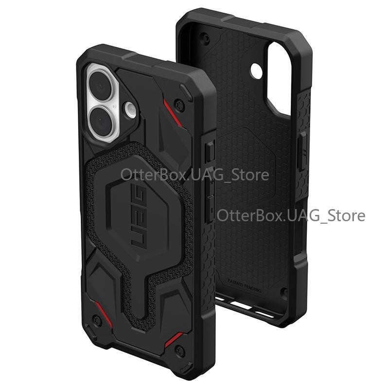 Uag iphone 16 case iphone 16Plus Kevlar Black Monarch Pro Magnetic Rugged Heavy Duty เคสโทรศัพท์กันกระแทก